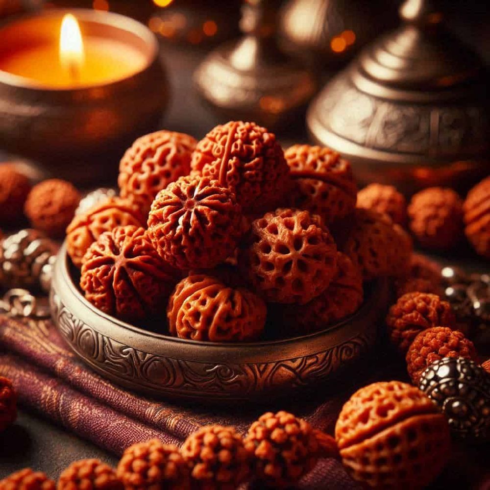 Image of Rudraksha Beads Symbolizing spiritual growth and protection.